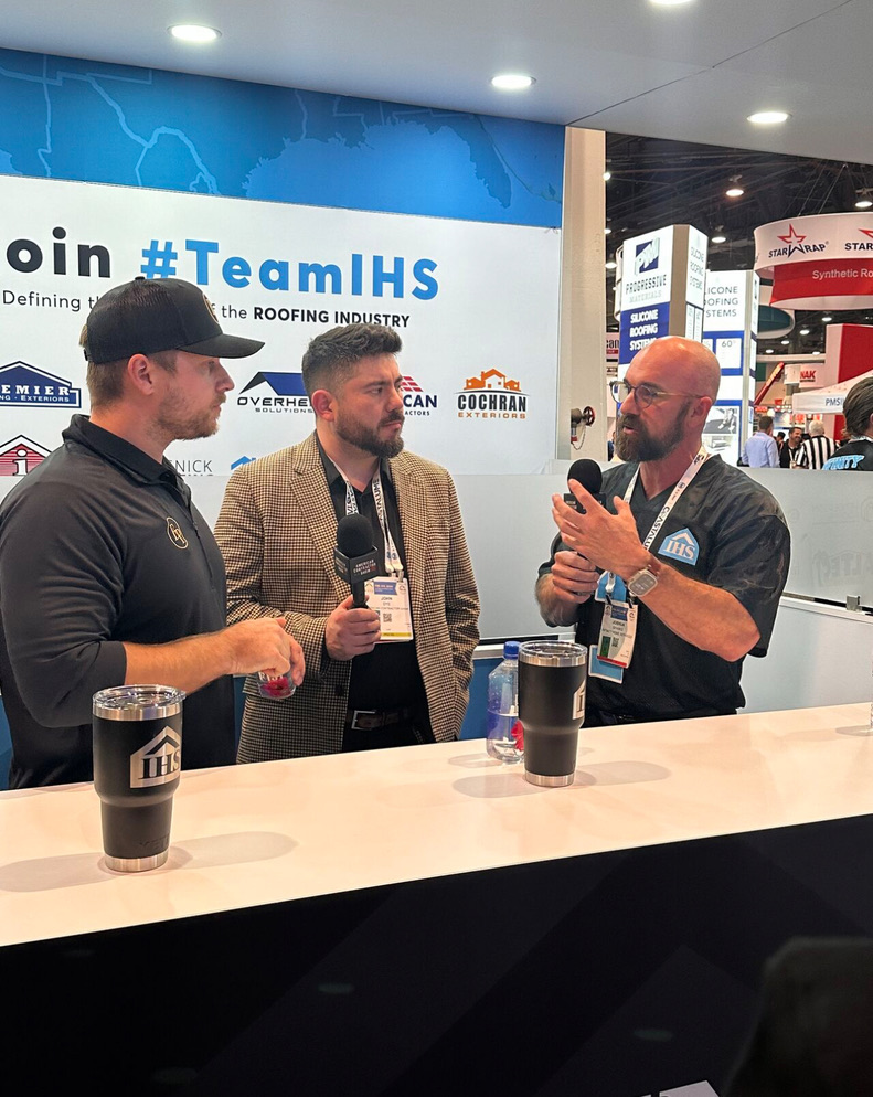 Interview at Team IHS booth